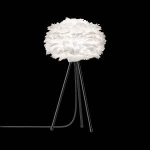 lampe-tripod-eos-plumes-noir-umage