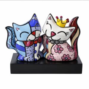 chats en porcelaine Soul Mates de Britto