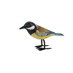 Oiseaux décoratifs oiseaux en bois décoration de table  printemps nature 7cm 3pcs-14733
