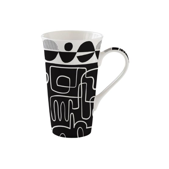 Mug XXL Graffiti noir et blanc