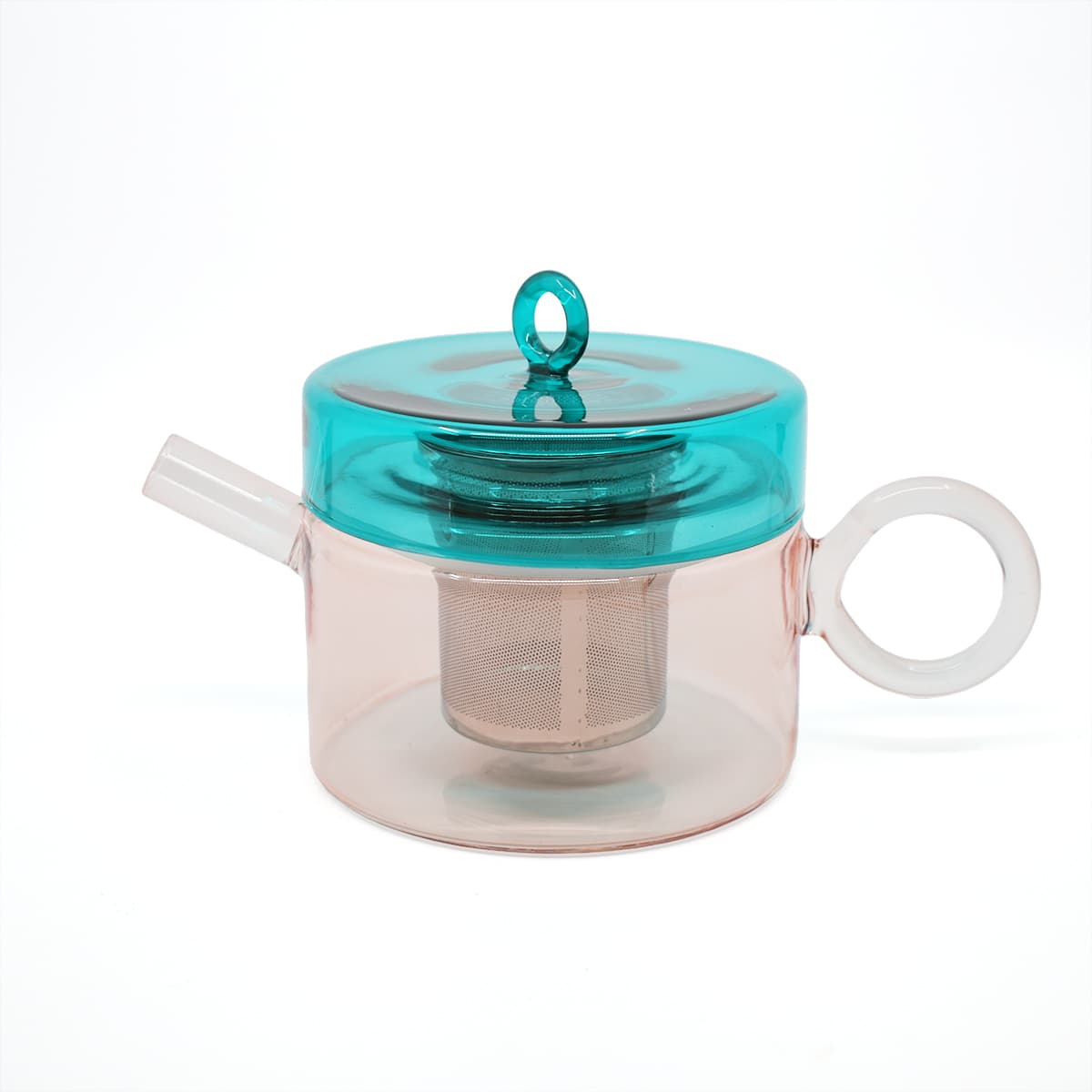 Théière transparente filtre verre amovible 450ml - Escale Sensorielle