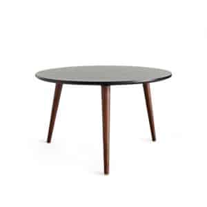 Stylo Table Ø70 Black Oak Veneer