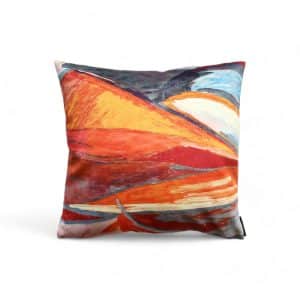 coussin Balinak vermillon 45 x 45 cm