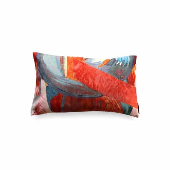 coussin Balinak vermillon 50 x 30 cm