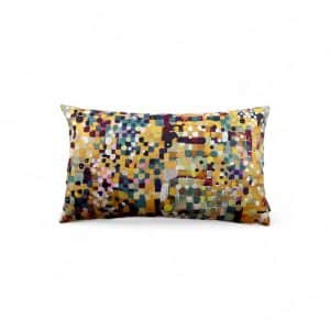 coussin confetti prune 50 x 30 cm lalie design