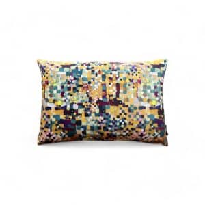 coussin confetti prune 60 x 40 cm Lalie design