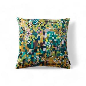 coussin confetti vert 45 x 45 cm