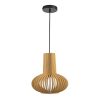 Lustre en bois moderne de style scandinave Tess