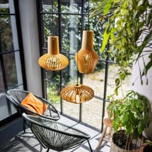 suspension en bois design tess